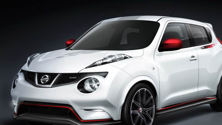 Nissan Juke Nismo Concept In White Front Side Pose
